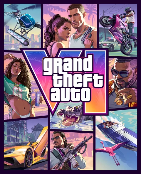 La jaquette de GTA VI : le jeu le plus attendu derrière le succès historique de GTA V.